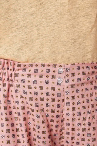 Calças de pijama linho - Rosa