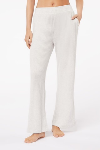 Calças de pijama cintura subida Calinhoou - Cinzento-claro mesclado