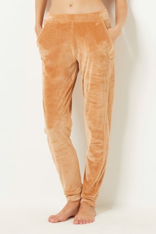 Velours Joggingbroek Dunkan - Camel