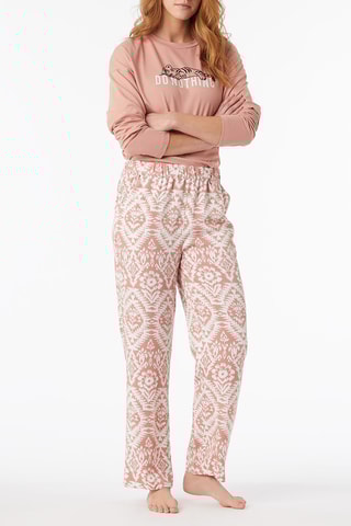 Calças de pijama cintura subida Dudley - Rosa - Etam