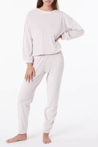 Calças de treino de pijama Berty - Cru