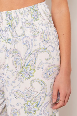 Calças de pijama cintura subida Mariage Branco - Etam