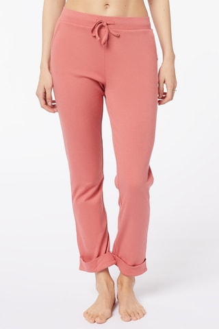 Calças de pijama cintura subida Beka - Coral - Etam