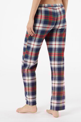 Calças de pijama - Azul-marinho e branco