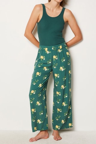 Calças de pijama - Verde-claro