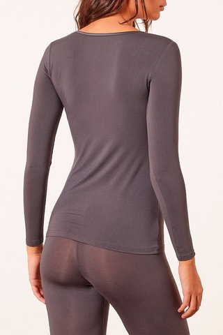 Top Warm me up Satin Antracite