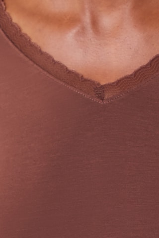 Top Warm Me Up Castanho