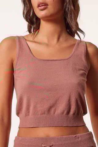 Crop top Chaya Terracota