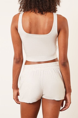 Crop top Celice Cinzento-claro mesclado