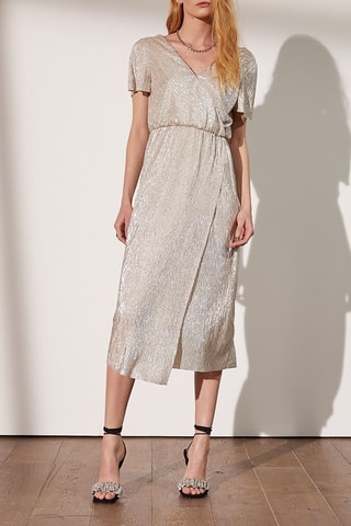 Vestido traçado Accord Esbranquiçado