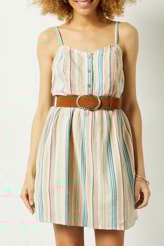 Vestido estilo patinadora Multicolor