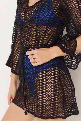 Vestido de praia - Preto