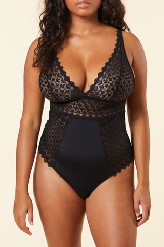 Body-tanga Jade Preto - Etam