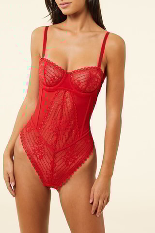 Body Sexy Sophistique Vermelho - Etam