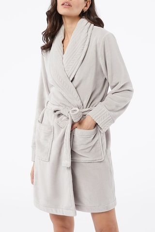 Quimono suave ao toque Warmy Casual Cinzento - Etam