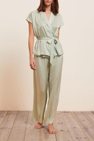 Camisa de pijama - Verde-água