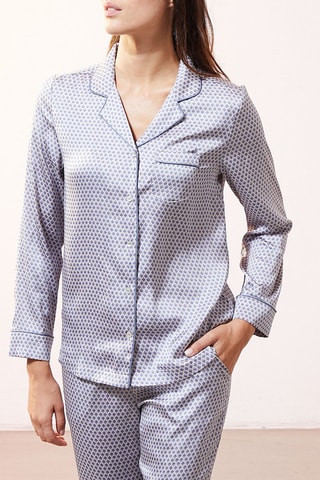 Camisa Damjan Azul-cobalto