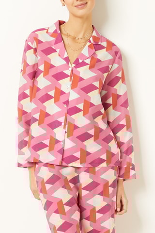 Camisa de pijama Elise Chalmin Terracota - Etam