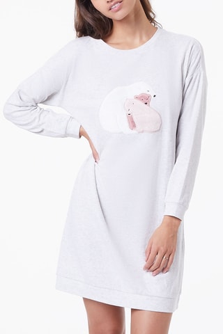 Camisa de dormir Minibear Cinzento-claro