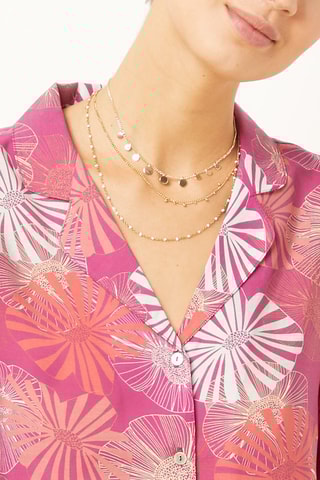 Camisa de pijama Elise Chalmin Violeta - Etam