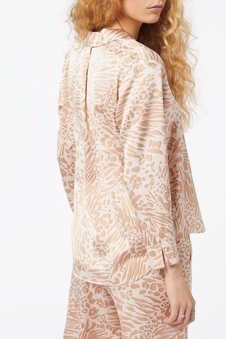 Camisa de pijama Beauty At Home Bege - Etam
