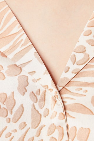 Camisa de pijama Beauty At Home Bege - Etam