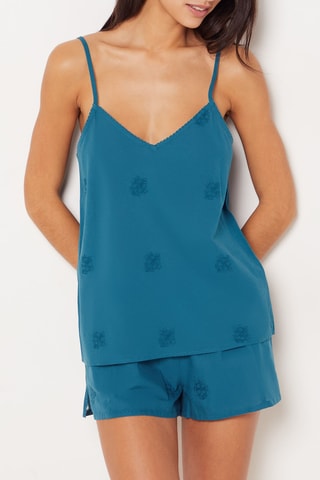 Camisola de pijama Odon - Azul-petróleo