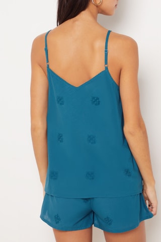 Camisola de pijama Odon - Azul-petróleo