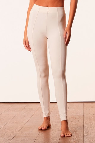 Leggings de cintura subida Dane Cru - Etam