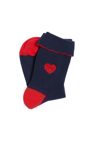 Meias Frivole - Azul-marinho