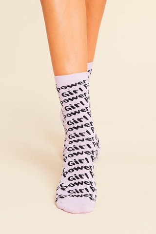 Meias Cho Power Malva