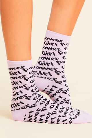 Meias Cho Power Malva