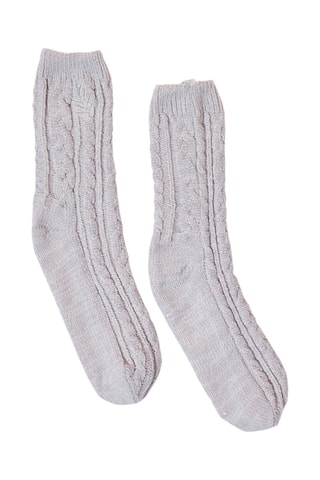 Meias - Cinzento-claro