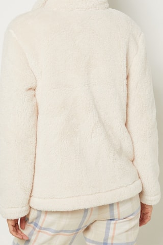 Pijama de 3 peças - Cru e branco