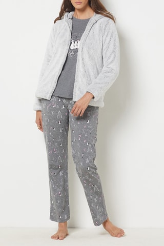 Pijama 3 peças Oriel - Cinzento