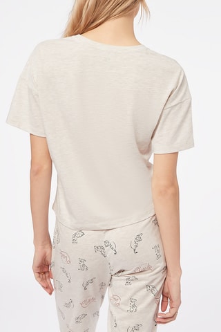 T-shirt de pijama Divan - Bege - Etam
