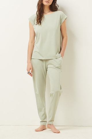 T-shirt em algodão biológico Gam - Verde - Etam