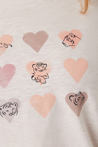 T-shirt Tender Bengali Bege mesclado - Etam