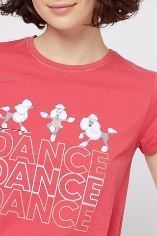 T-shirt de pijama - Vermelho