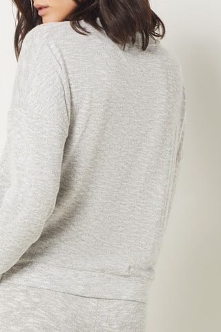 Sweat de pijama Jue - Cinzento mesclado - Etam