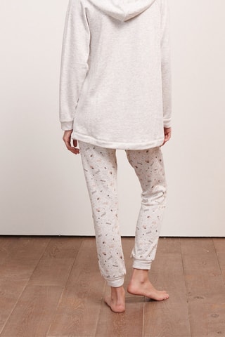 Sweat com capuz - Cinzento mesclado