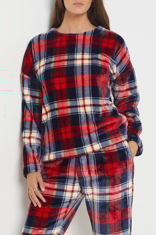 Pyjamasweater Ed - Marineblauw