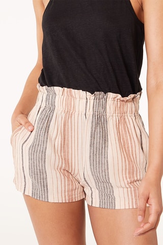 Linnen Short - Beige