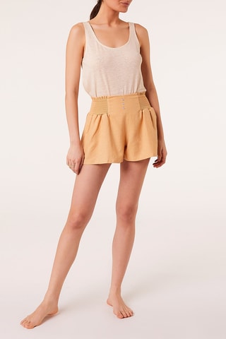 Linnen Short - Oranje