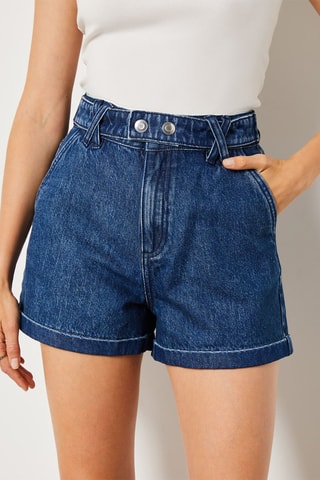 Spijkershort - Marineblauw