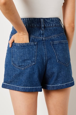 Spijkershort - Marineblauw