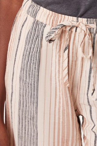 Corsários em linho cintura subida - Cru