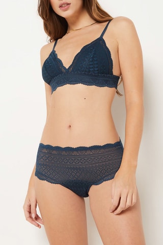 Cueca menstrual - Azul-pato