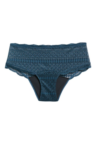Cueca menstrual - Azul-pato