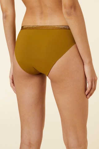 Cueca menstrual - Fluxo médio Aya - Bronze - Etam